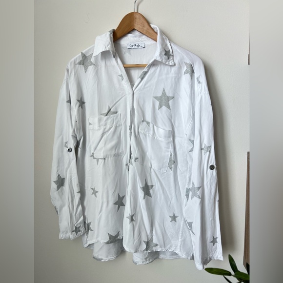 Gigi Moda SPAZIO BUTTON DOWN SHIRT - Picture 1 of 6